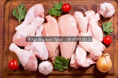 Thịt gà đông lạnh sỉ giá rẻ  Hà Nội
